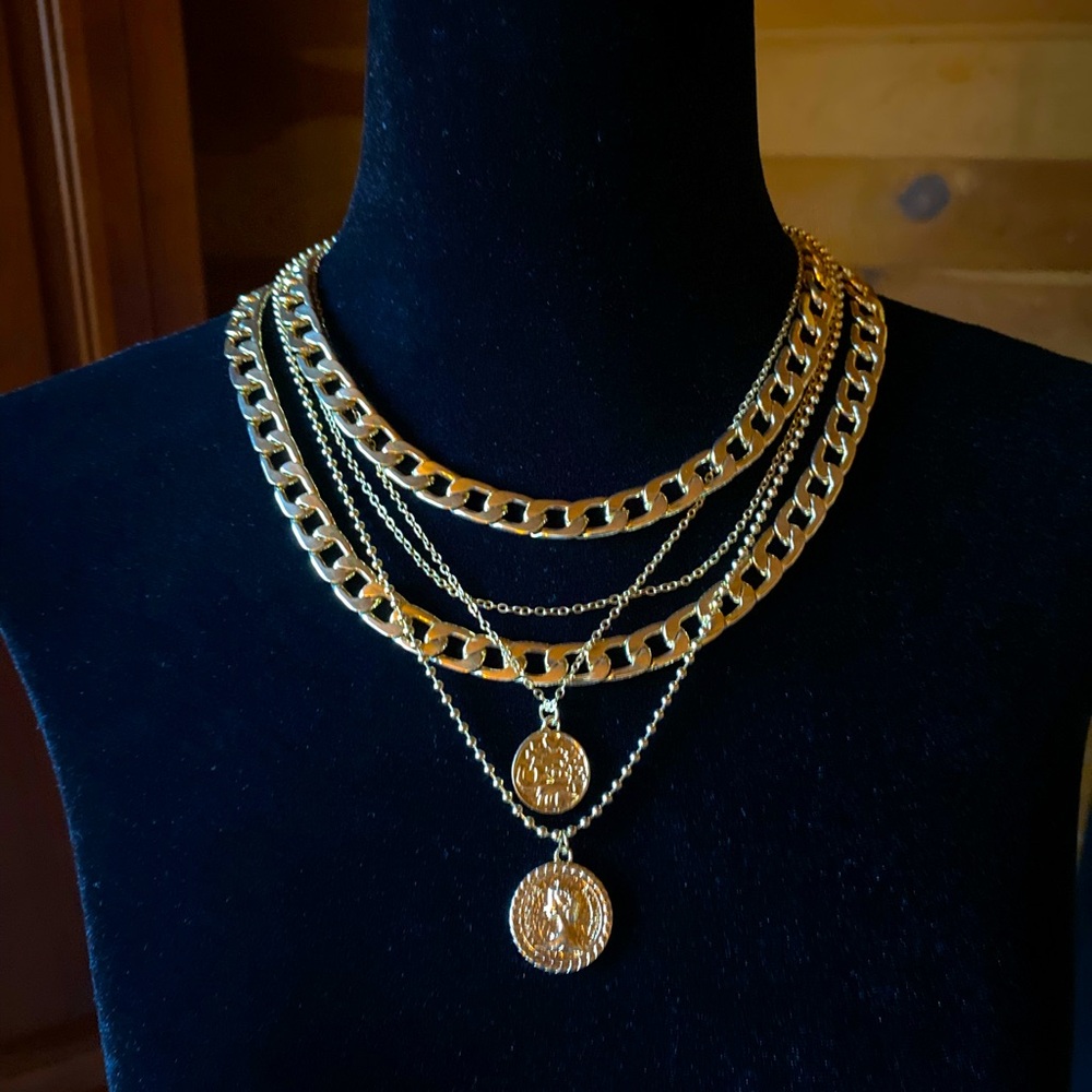 Gorgeous gold layered necklace